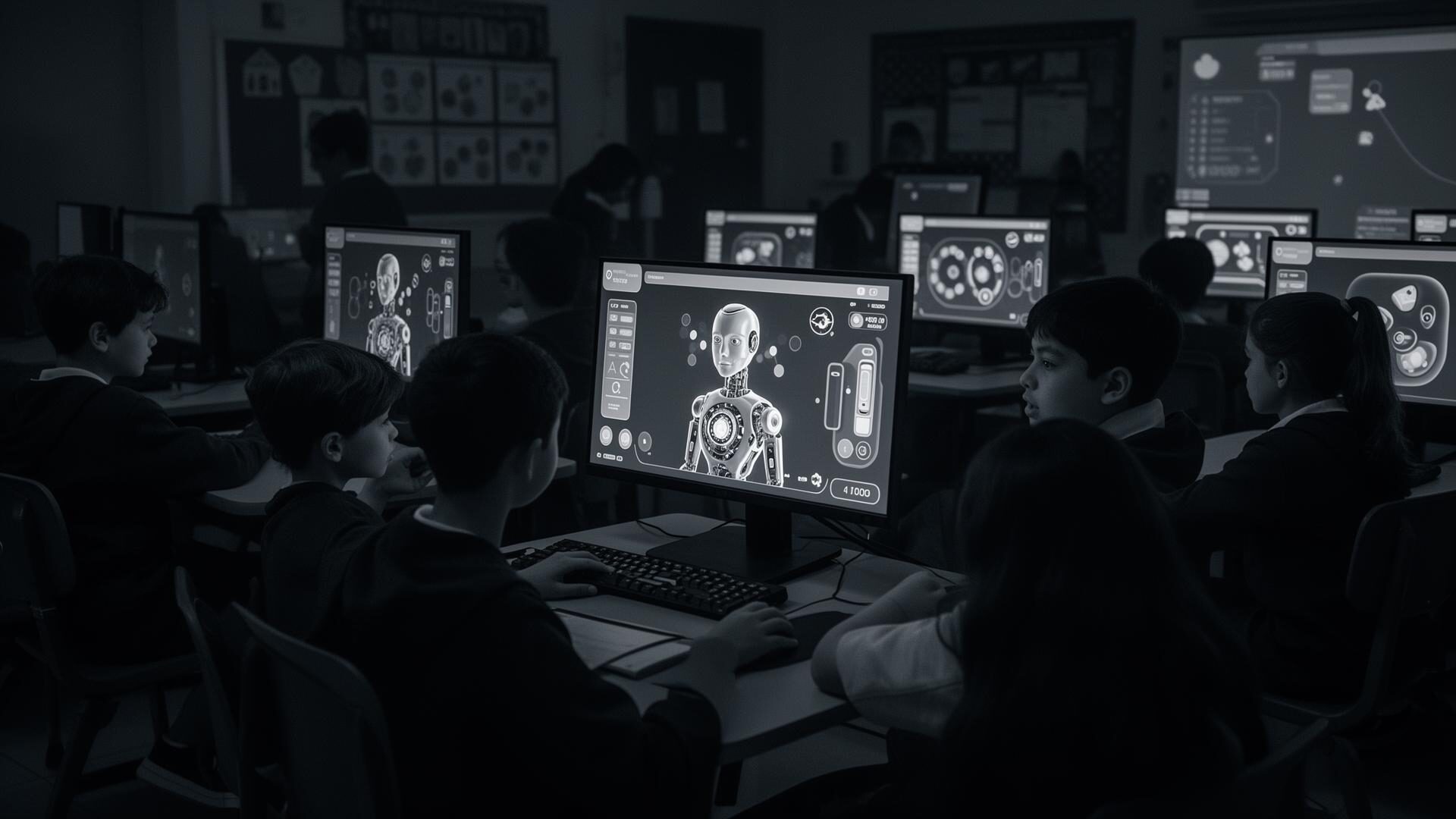 Simustra en uso en un aula